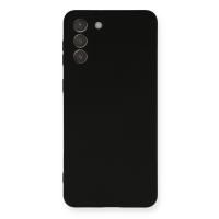 Newface Samsung Galaxy S21 Plus Kılıf Nano içi Kadife Silikon - Siyah