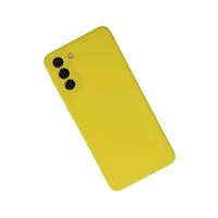 Newface Samsung Galaxy S21 Plus Kılıf Nano içi Kadife Silikon - Sarı