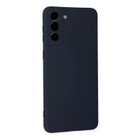 Newface Samsung Galaxy S21 Plus Kılıf Nano içi Kadife Silikon - Lacivert