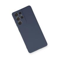 Newface Samsung Galaxy S21 Ultra Kılıf Nano içi Kadife Silikon - Gri