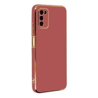 Newface Samsung Galaxy A03S Kılıf Volet Silikon - Kırmızı