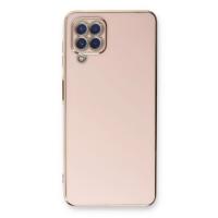 Newface Samsung Galaxy A22 Kılıf Volet Silikon - Pembe