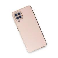 Newface Samsung Galaxy A22 Kılıf Volet Silikon - Pembe