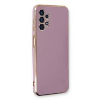 Newface Samsung Galaxy A13 4G Kılıf Volet Silikon - Mor