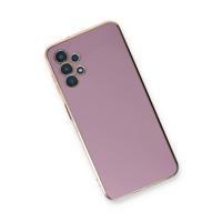 Newface Samsung Galaxy A13 4G Kılıf Volet Silikon - Mor