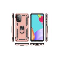 Newface Samsung Galaxy A32 Kılıf Sofya Yüzüklü Silikon Kapak - Rose