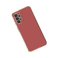 Newface Samsung Galaxy A13 4G Kılıf Volet Silikon - Kırmızı