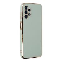 Newface Samsung Galaxy A13 4G Kılıf Volet Silikon - Açık Yeşil