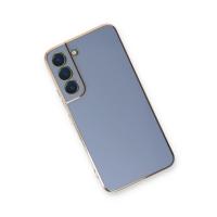 Newface Samsung Galaxy S21 FE Kılıf Volet Silikon - Mavi