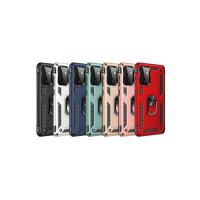 Newface Samsung Galaxy A72 Kılıf Sofya Yüzüklü Silikon Kapak - Kırmızı