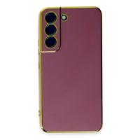 Newface Samsung Galaxy S22 Plus Kılıf Volet Silikon - Kırmızı