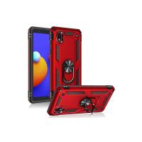 Newface Samsung Galaxy A01 Core Kılıf Sofya Yüzüklü Silikon Kapak - Kırmızı