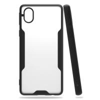 Newface Samsung Galaxy A01 Core Kılıf Platin Silikon - Siyah