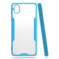 Newface Samsung Galaxy A01 Core Kılıf Platin Silikon - Mavi