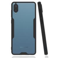 Newface Samsung Galaxy A02 Kılıf Platin Silikon - Siyah