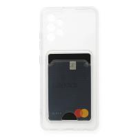 Newface Samsung Galaxy A73 5G Kılıf Kart Şeffaf Silikon - Şeffaf