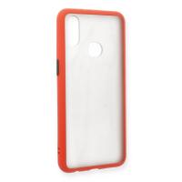 Newface Samsung Galaxy A10S Kılıf Montreal Silikon Kapak - Kırmızı