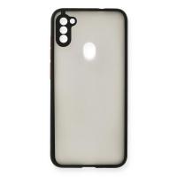 Newface Samsung Galaxy A11 Kılıf Montreal Silikon Kapak - Siyah