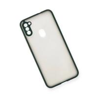 Newface Samsung Galaxy A11 Kılıf Montreal Silikon Kapak - Yeşil