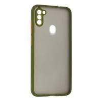 Newface Samsung Galaxy A11 Kılıf Montreal Silikon Kapak - Açık Yeşil