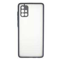 Newface Samsung Galaxy A71 Kılıf Montreal Silikon Kapak - Gri