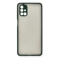 Newface Samsung Galaxy M51 Kılıf Montreal Silikon Kapak - Yeşil