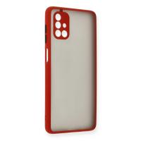 Newface Samsung Galaxy M51 Kılıf Montreal Silikon Kapak - Kırmızı