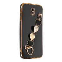 Newface Samsung Galaxy J7 Pro / J730 Kılıf Esila Silikon - Siyah