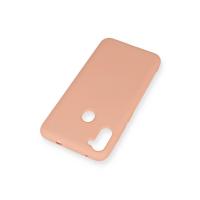 Newface Samsung Galaxy A11 Kılıf Nano içi Kadife Silikon - Pudra