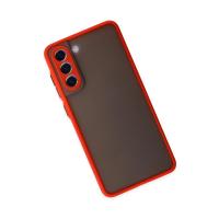 Newface Samsung Galaxy S21 FE Kılıf Montreal Silikon Kapak - Kırmızı