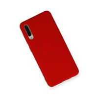 Newface Samsung Galaxy A30S Kılıf Nano içi Kadife Silikon - Kırmızı