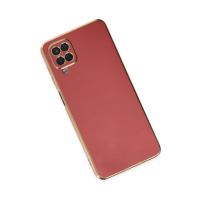 Newface Samsung Galaxy A12 Kılıf Volet Silikon - Kırmızı