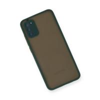 Newface Samsung Galaxy A02S Kılıf Montreal Silikon Kapak - Yeşil