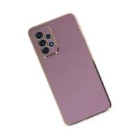 Newface Samsung Galaxy A52 Kılıf Volet Silikon - Mor