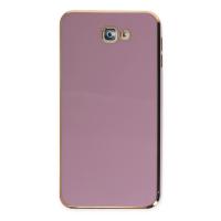 Newface Samsung Galaxy J7 Prime Kılıf Volet Silikon - Mor