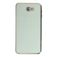 Newface Samsung Galaxy J7 Prime Kılıf Volet Silikon - Açık Yeşil