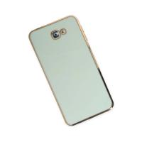 Newface Samsung Galaxy J7 Prime Kılıf Volet Silikon - Açık Yeşil