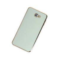 Newface Samsung Galaxy J7 Prime Kılıf Volet Silikon - Açık Yeşil