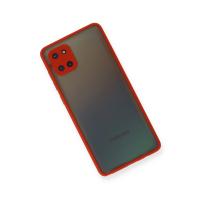 Newface Samsung Galaxy A81 / Note 10 Lite Kılıf Montreal Silikon Kapak - Kırmızı