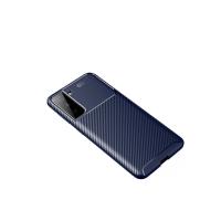 Newface Samsung Galaxy S21 Plus Kılıf Auto Focus Karbon Kapak - Lacivert