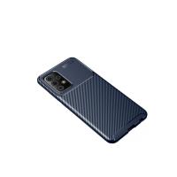 Newface Samsung Galaxy A52 Kılıf Auto Focus Karbon Kapak - Lacivert