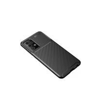 Newface Samsung Galaxy A72 Kılıf Auto Focus Karbon Kapak - Siyah