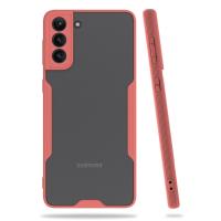 Newface Samsung Galaxy S21 Plus Kılıf Platin Silikon - Pembe