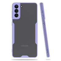 Newface Samsung Galaxy S21 Plus Kılıf Platin Silikon - Lila