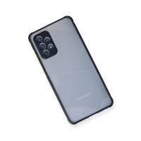 Newface Samsung Galaxy A72 Kılıf Miami Şeffaf Silikon - Lacivert