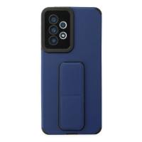 Newface Samsung Galaxy A33 5G Kılıf Mega Standlı Silikon - Mavi