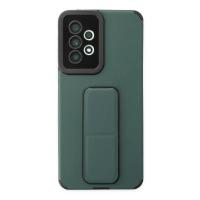 Newface Samsung Galaxy A33 5G Kılıf Mega Standlı Silikon - Yeşil