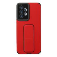 Newface Samsung Galaxy A33 5G Kılıf Mega Standlı Silikon - Kırmızı