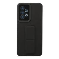 Newface Samsung Galaxy A53 5G Kılıf Mega Standlı Silikon - Siyah