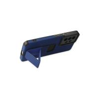 Newface Samsung Galaxy A53 5G Kılıf Mega Standlı Silikon - Mavi